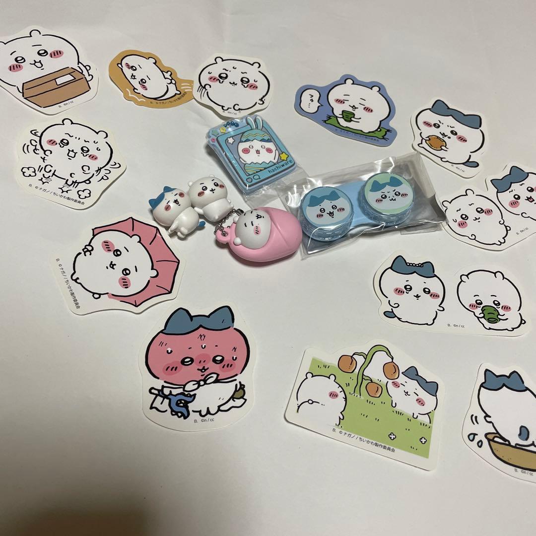 Chiikawa Hachiware Rabbit Sticker Set Contact Lens Case