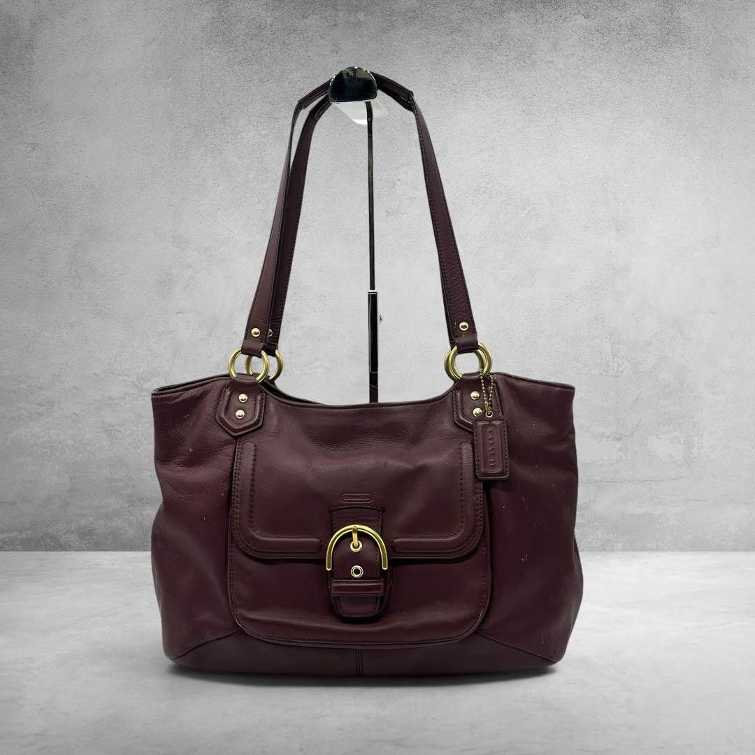 COACH Campbell Leather Belle Carryall
