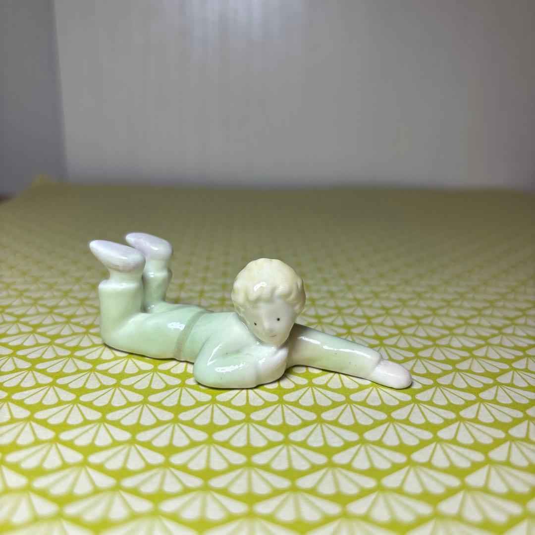 绝版 小王子 草地上的小王子 摆件 手办