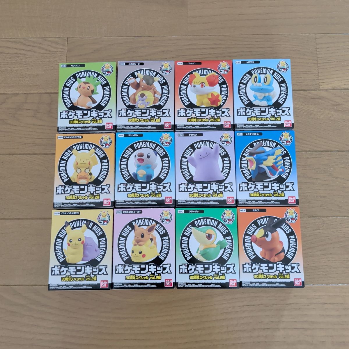 宝可梦儿童系列 30周年特别版 vol.2 全套共12种 完整套装
