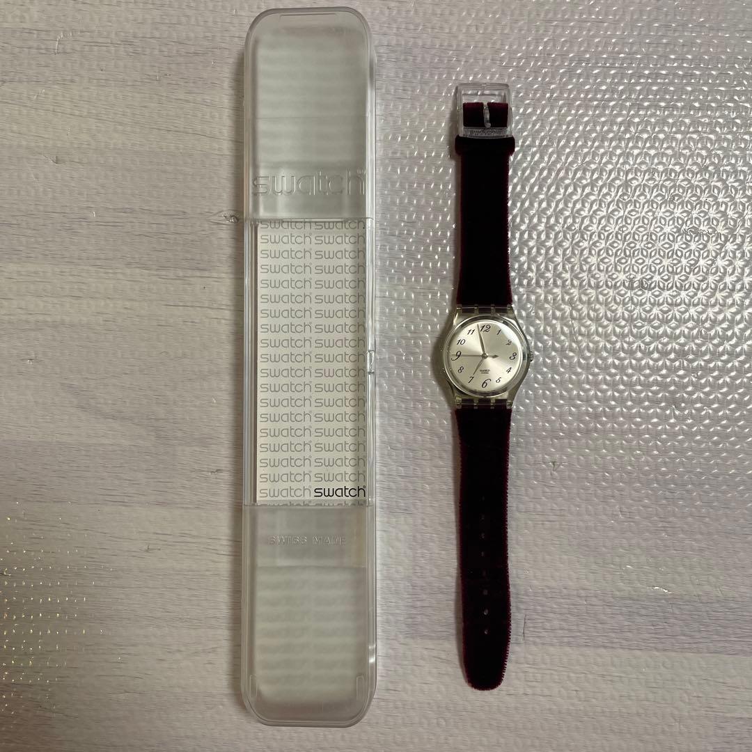 Swatch watch body with dedicated case