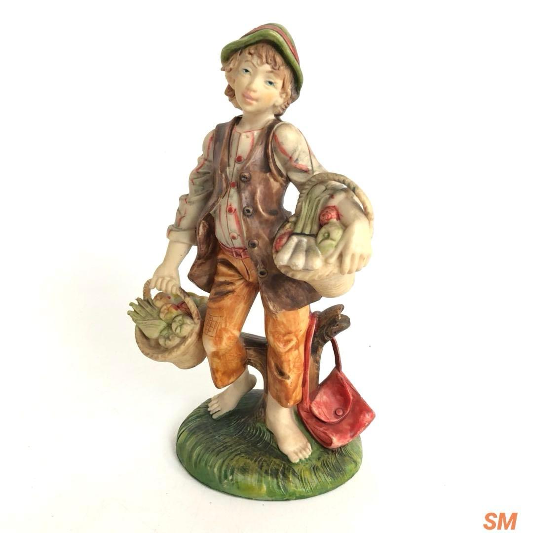Euromarchi Ceramic Figurine Nativity Scene Fruit Seller