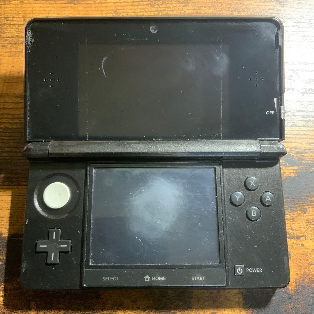 任天堂3DS主机 宇宙黑 破损品
