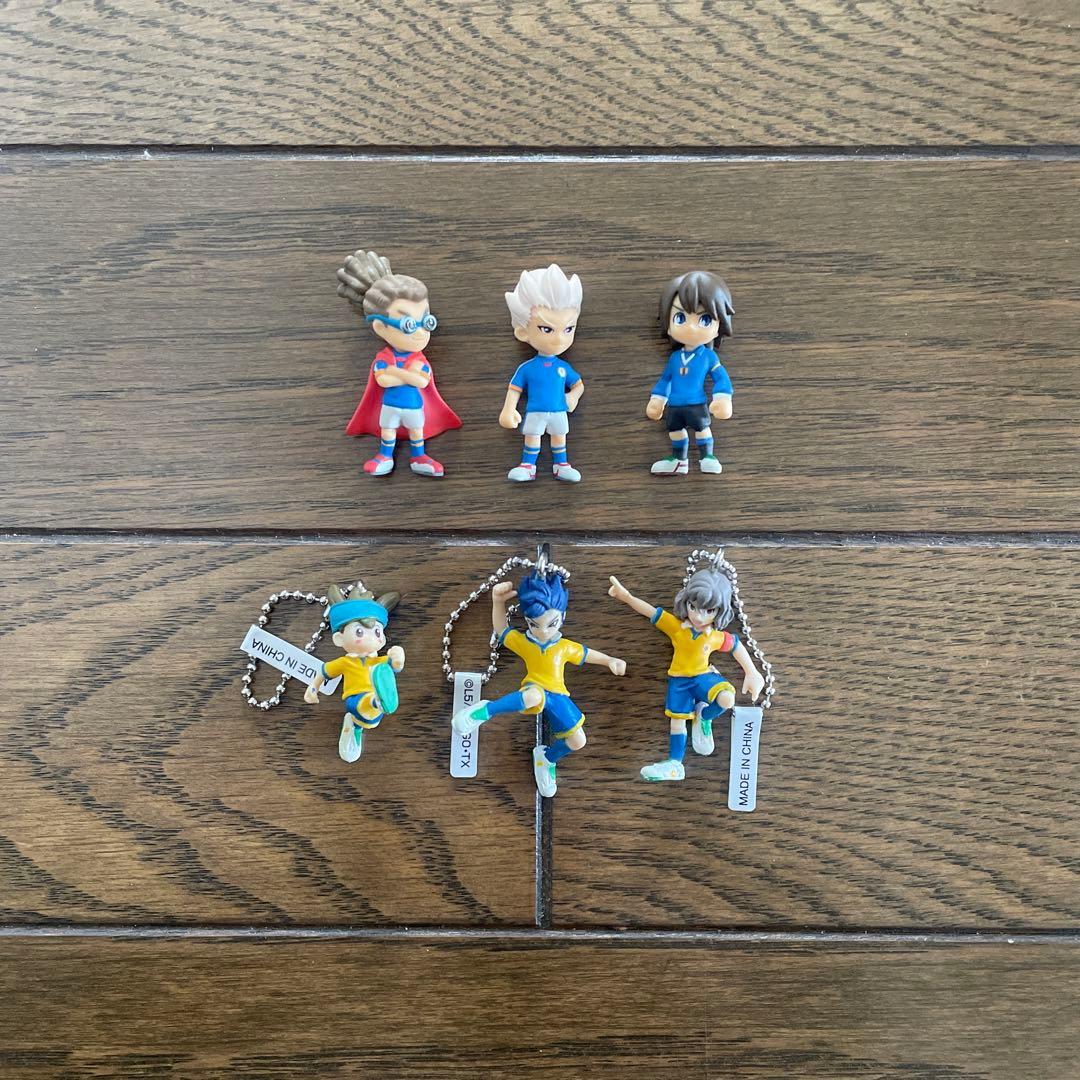 Inazuma Eleven Figure Keychain 6-Piece Set