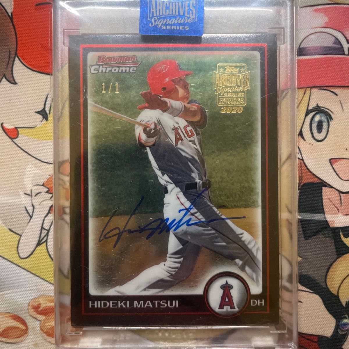 松井秀喜 2020 Topps Archives Signature Series 直筆サインカード 1/1