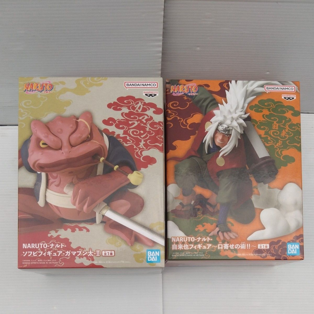 未开封发货 NARUTO-火影忍者- 自来也手办~召唤之术!!~ & PVC软胶人偶 蛤蟆文太-II 2种套装②