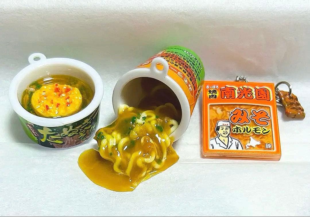 Capsule Toy Ramen Miniature Figure 3-Piece Set