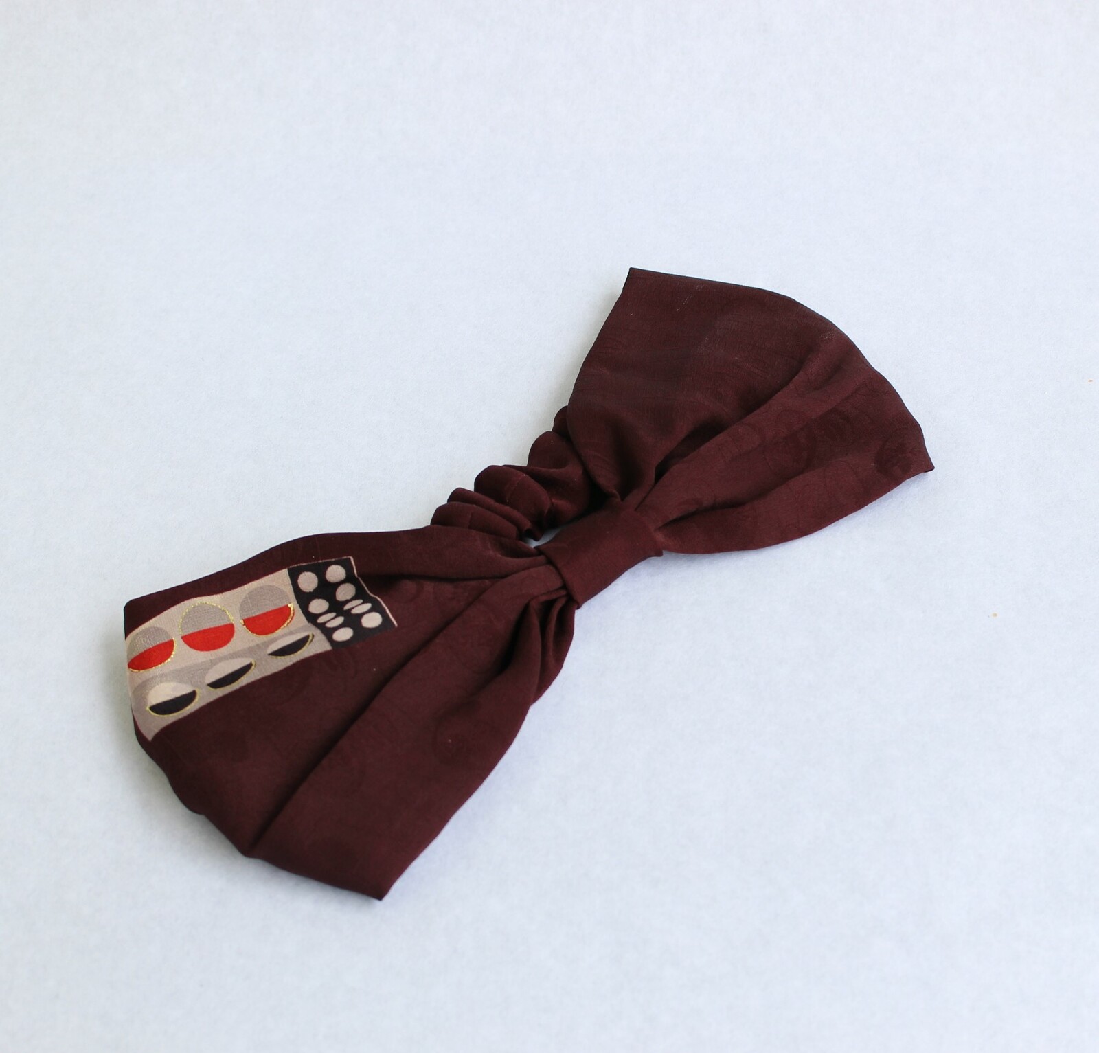 丝带发带 棕色现代 风格化和服改造