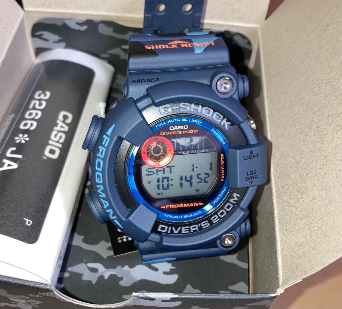 未使用G-SHOCK flogman CAMOUFLAGE GF-8250CM-2JR FROGMAN MEN