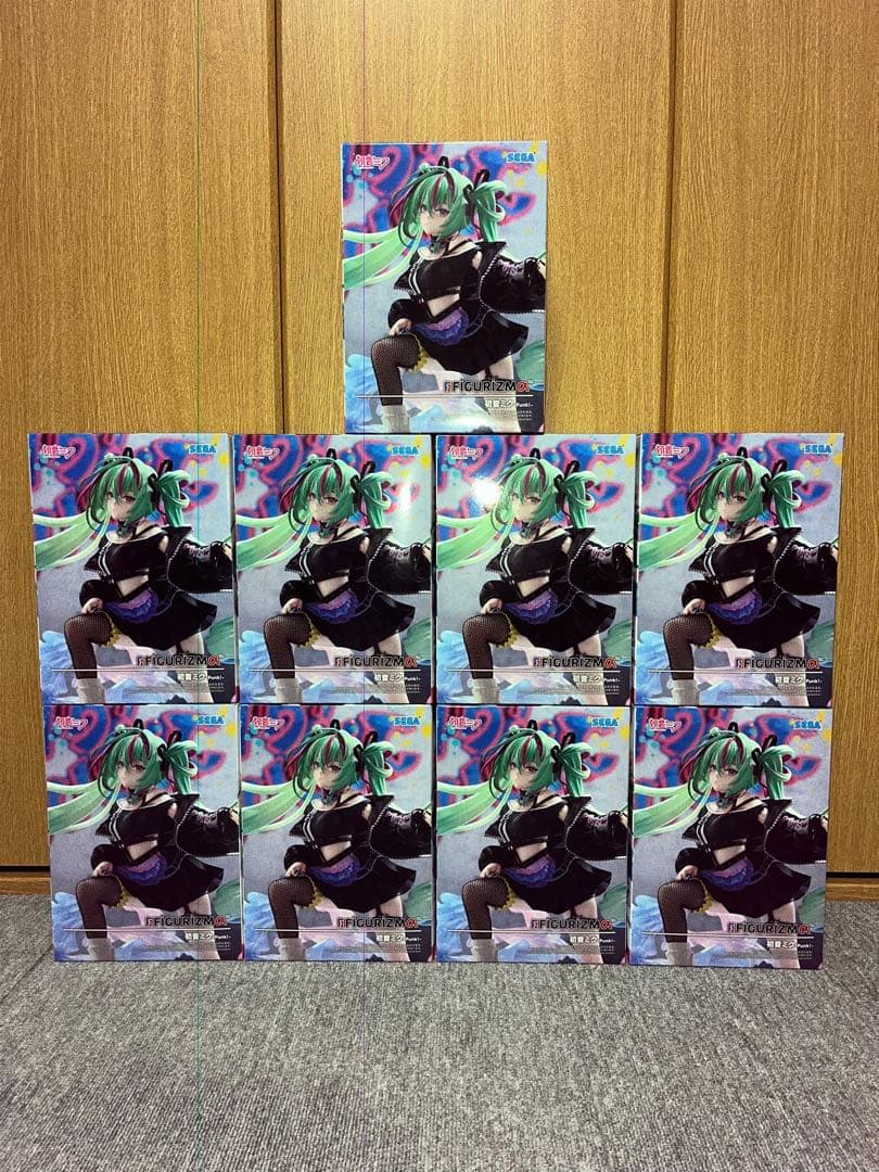 Hatsune Miku FIGURIZM Alpha Punk Figure 9-Piece Set