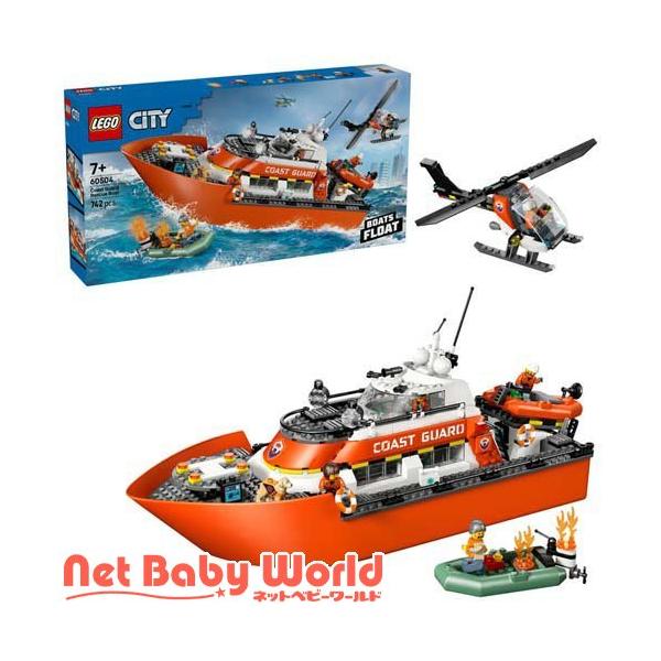 レゴ LEGO シティ 沿岸警備隊レスキュー ボート&ヘリコプター 60504 ( 1個 )/ レゴ(LEGO)