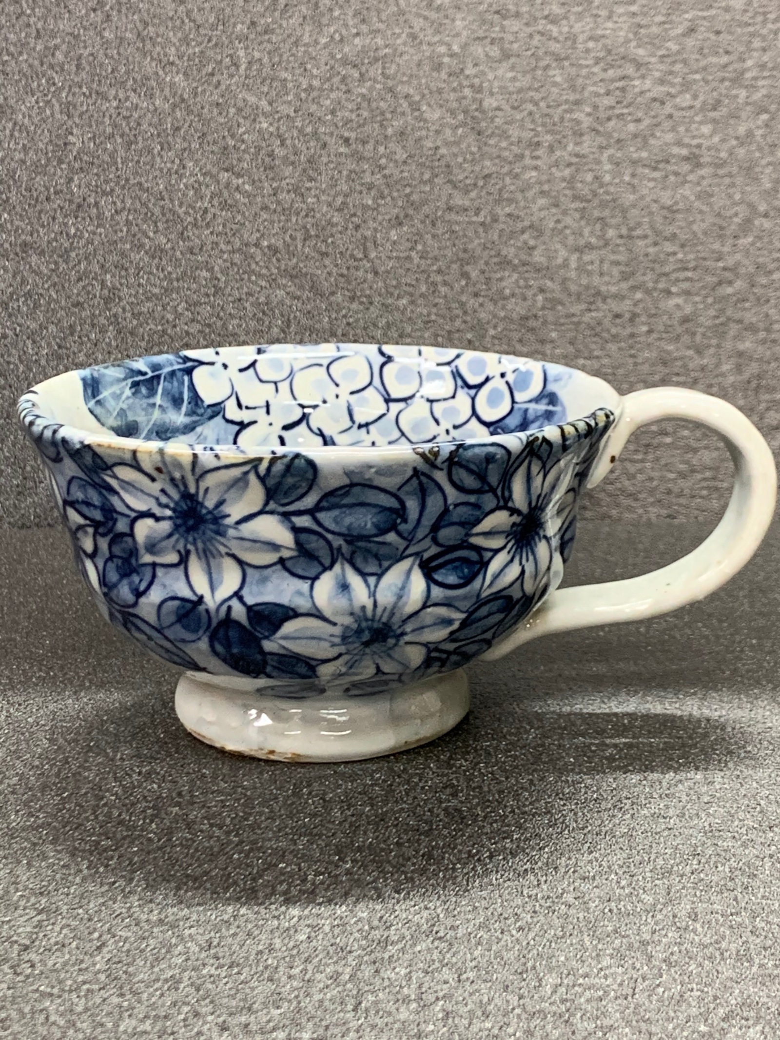 染付紫阳花茶杯