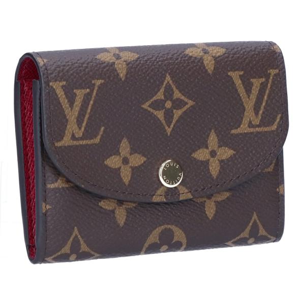【平行进口商品】 路易威登 LOUIS VUITTON 折叠钱包 迷你钱包 波尔托莫内·罗萨里 单色图案 M41939 桃红色