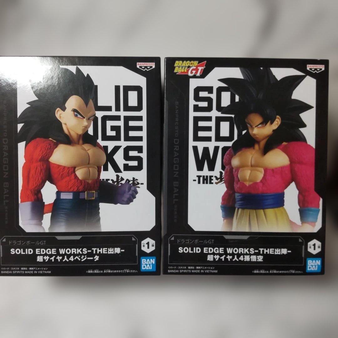 龙珠 SOLID EDGE WORKS 超级赛亚人4 手办套装