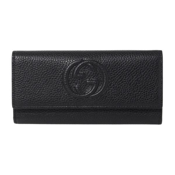 GUCCI OUTLET长钱包598206 A7M0G 1000 Black女士GUCCI OUTLET积分利用爆买