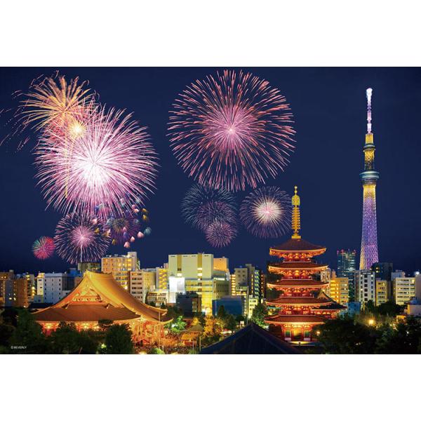 拼图 300片 装点浅草的巨型烟花    BEV-300-211