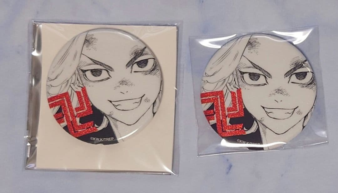 Tokyo Revengers Tokyo Revengers Maiki Mart Glitter Badge Manjiro Sano