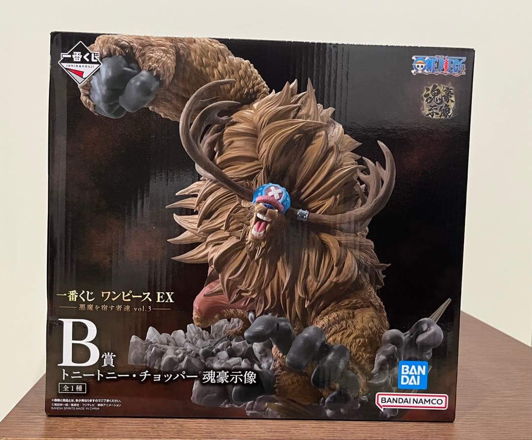 一番赏 海贼王 EX B奖 托尼托尼·乔巴 魂豪示像 人偶