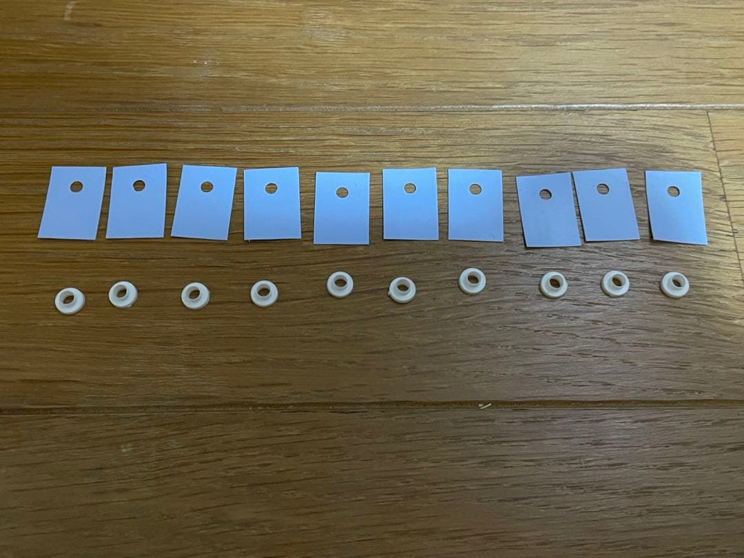 散热片（硅橡胶片）&绝缘垫片 TO-220专用 10套②