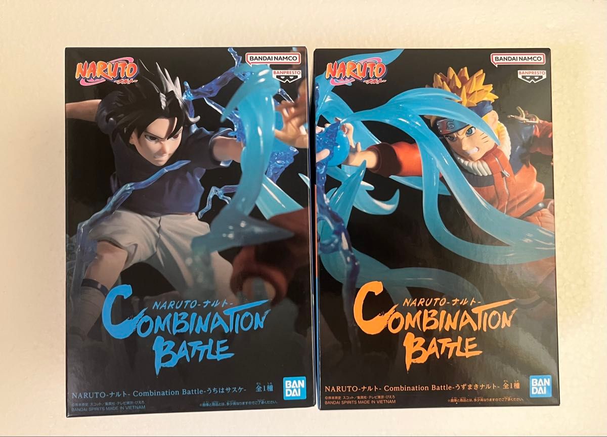 NARUTO Combination Battle うずまきナルト うちはサスケ フィギュア 2種セット