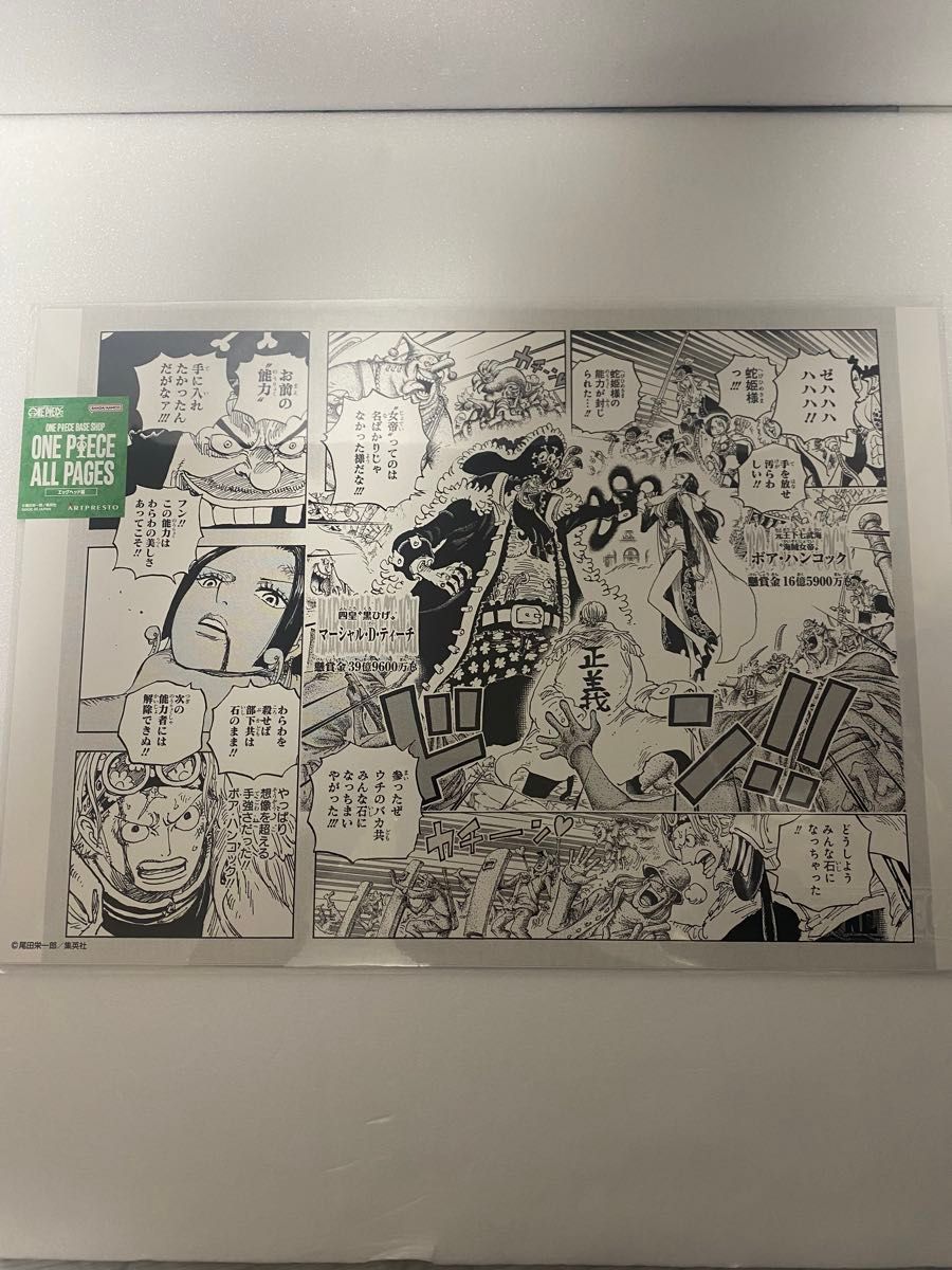 ONE PIECE ALL PAGES 複製原画 女ヶ島編 ボア・ハンコック 黒ひげ