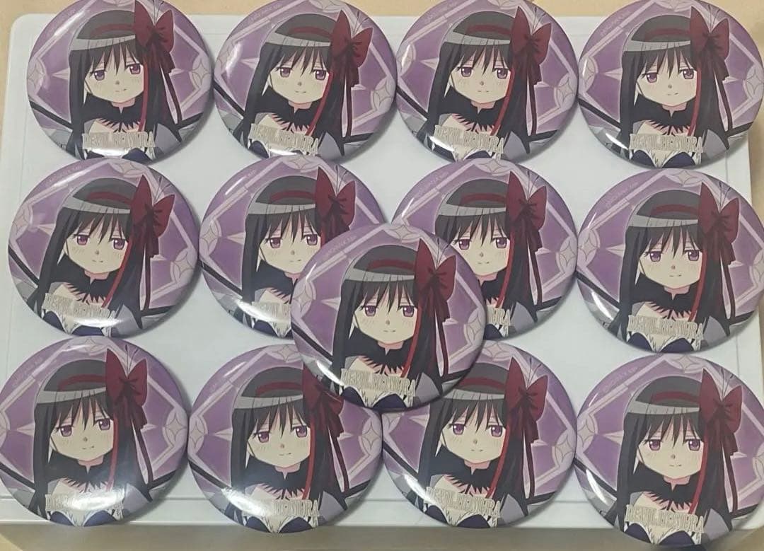 Theatrical Edition Magical Girl Madoka Magica Can Badge Devil Homura 13 Pieces Akemi Homura