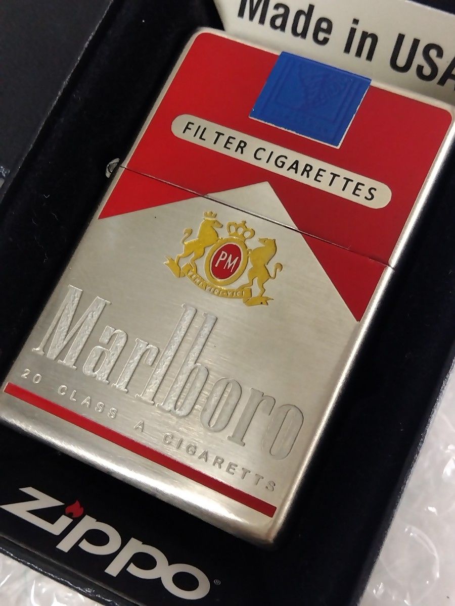 【带保证书，带箱子】Marlboro日本登陆50周年纪念模型，Zippo，万宝路，包装设计