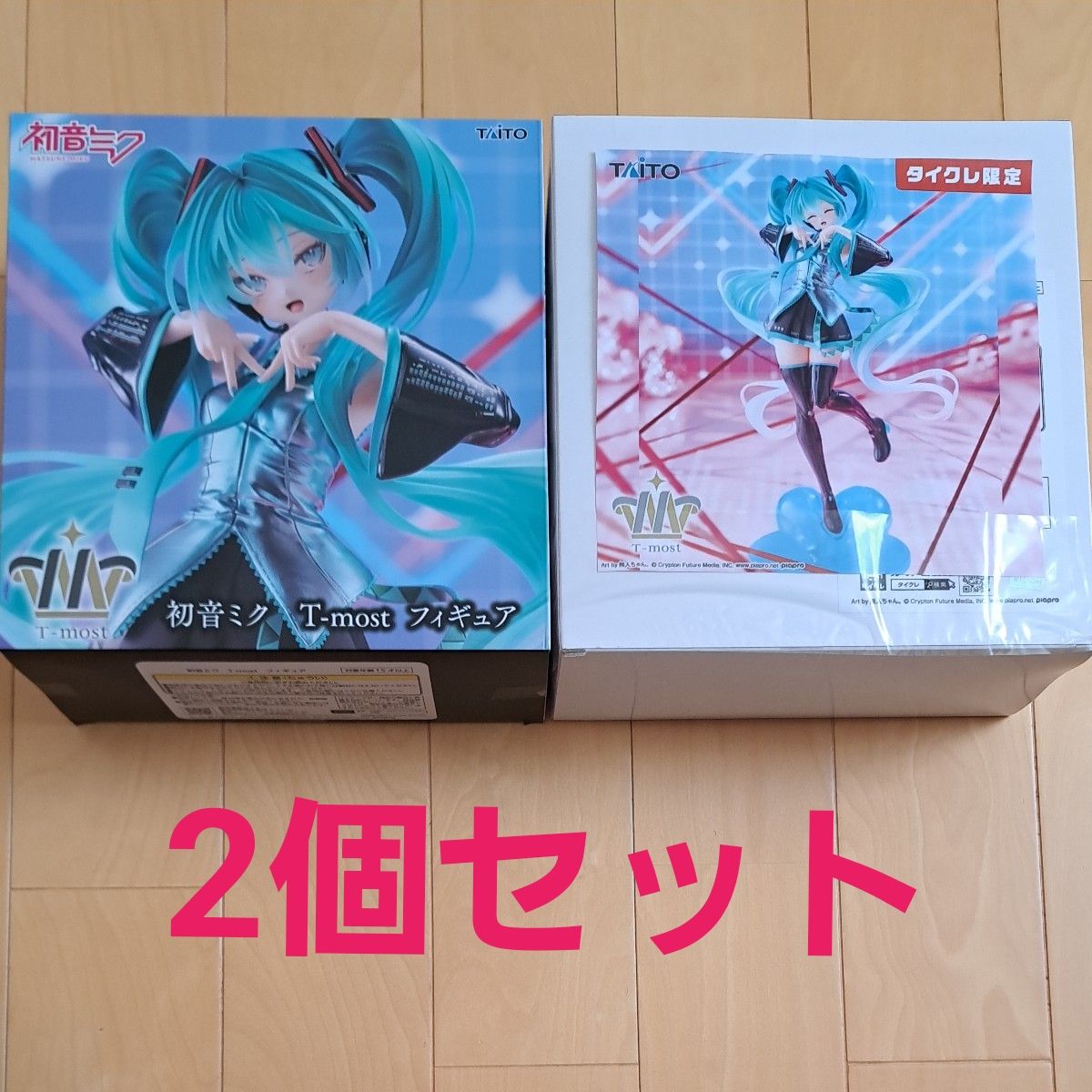 初音未来 T-most 手办 2个套装 太田 泰克莱限定