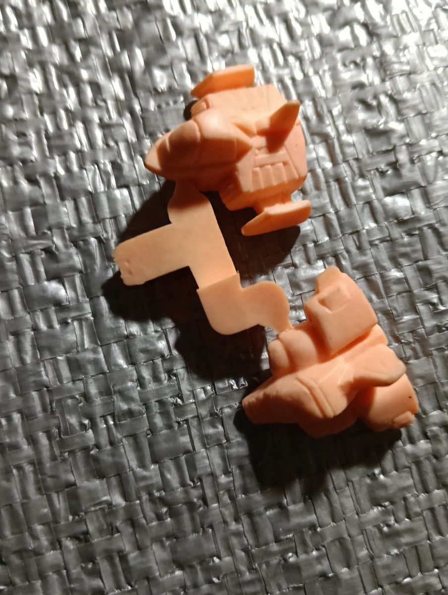 Gun Eraser Untrimmed Core Fighter + ZZ Core Fighter SD Gundam Gashapon Warrior Flesh Color