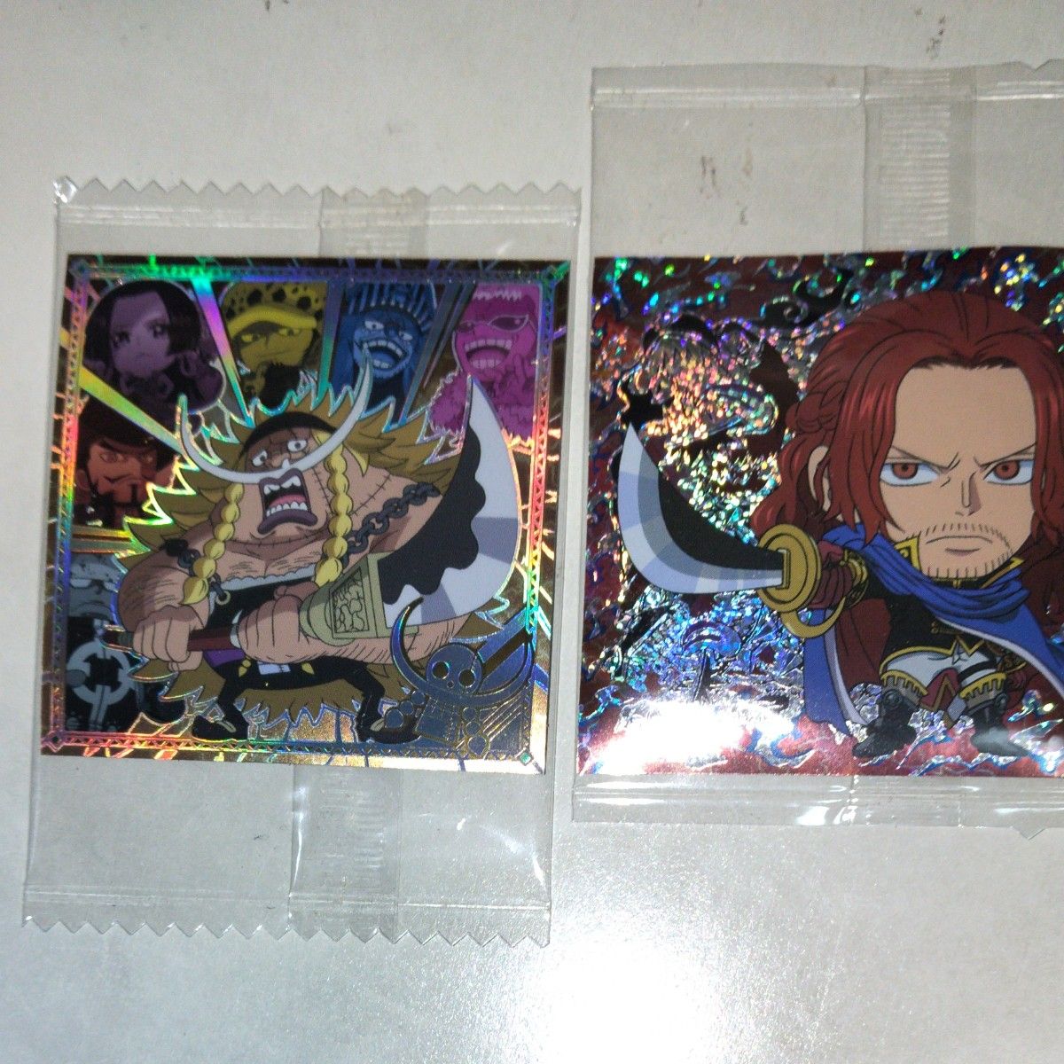 情报站 5th ONE PIECE 大海贼夹心威化饼干 爱德华·威布尔 & 夏洛克圣 2枚套装