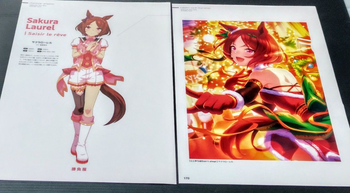 【163】赛马娘 · 樱花千代王・ A4 附赠2张海报+1个相框套装(插画&比赛服))