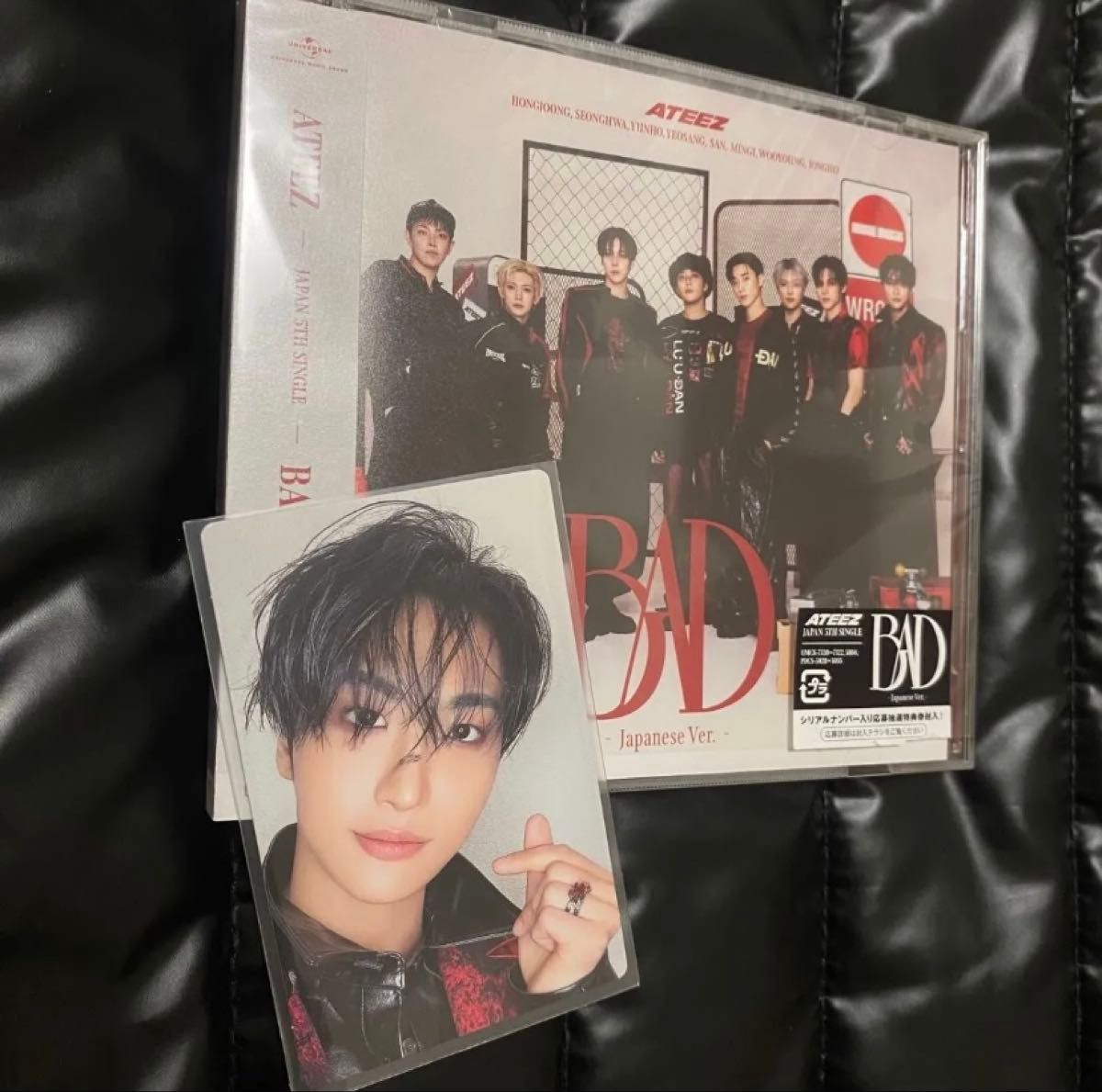 ATEEZ JAPAN 第5张单曲 BAD 初回Flash Price盘 附小卡 SungHwa