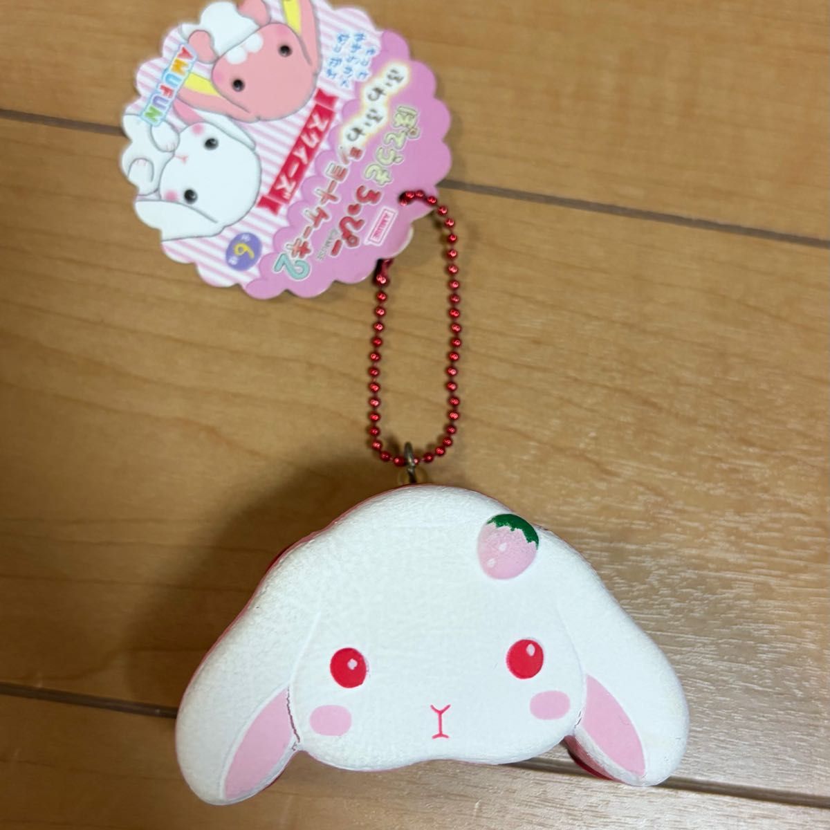AMUSE ぽてうさろっぴー ふわふわショートケーキ2 スクイーズ マスコット