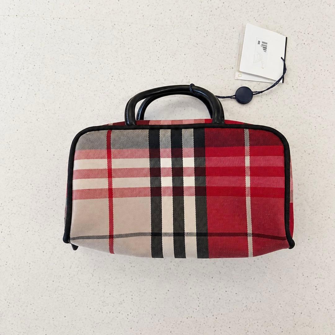 未使用带吊牌 BURBERRY LONDON 格纹迷你手提包