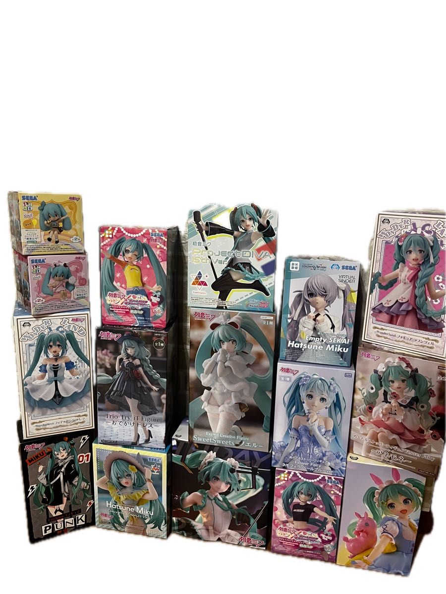 初音未来手办 套装出售 17套