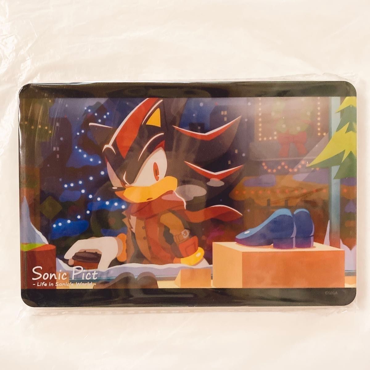 ソニックザヘッジホッグ　シャドウ　アクリルブロック　SEGAストア　SONIC PICT セガストア東京　公式　新品　shadow