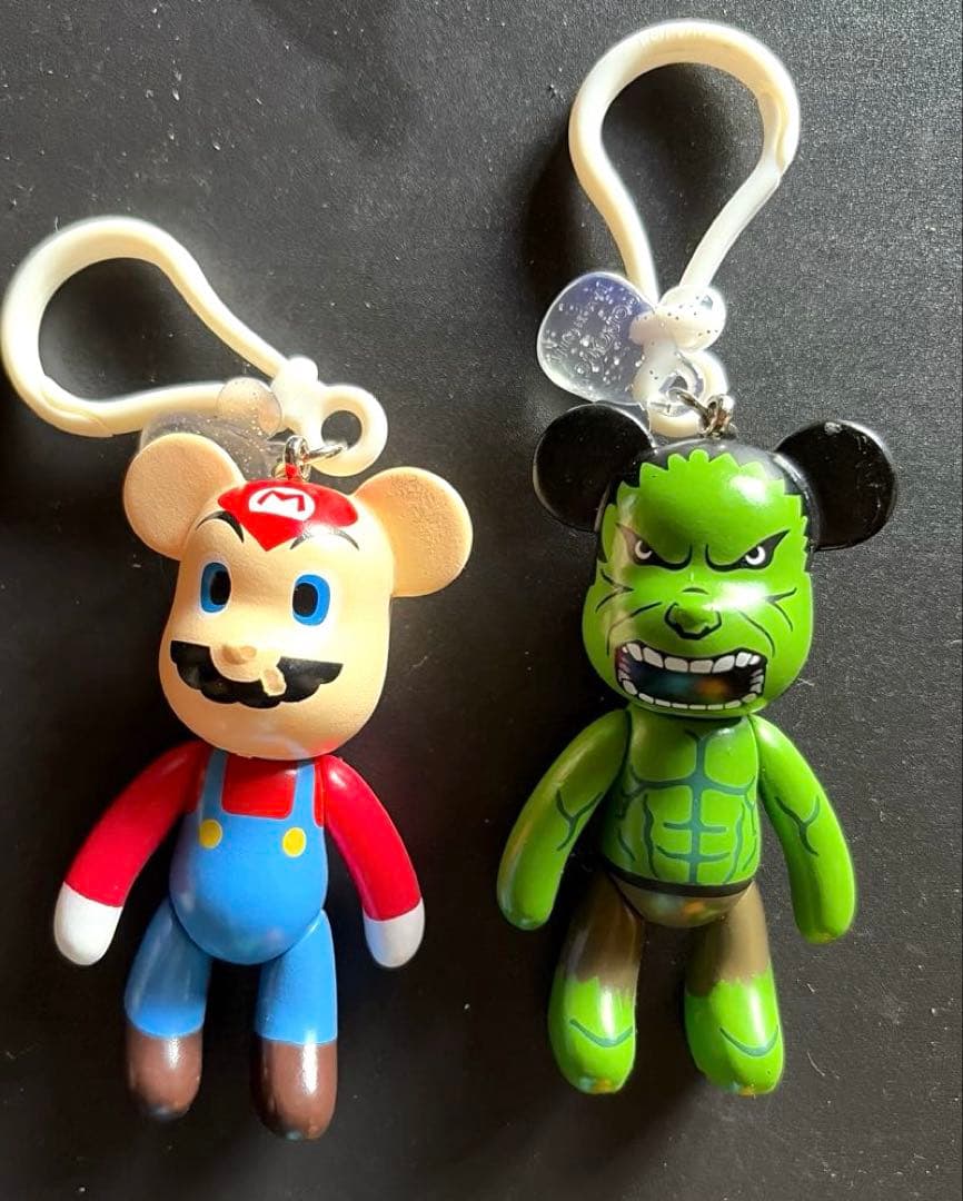 POPOBE Keychain 2 Pieces (Mario and Haru Style)