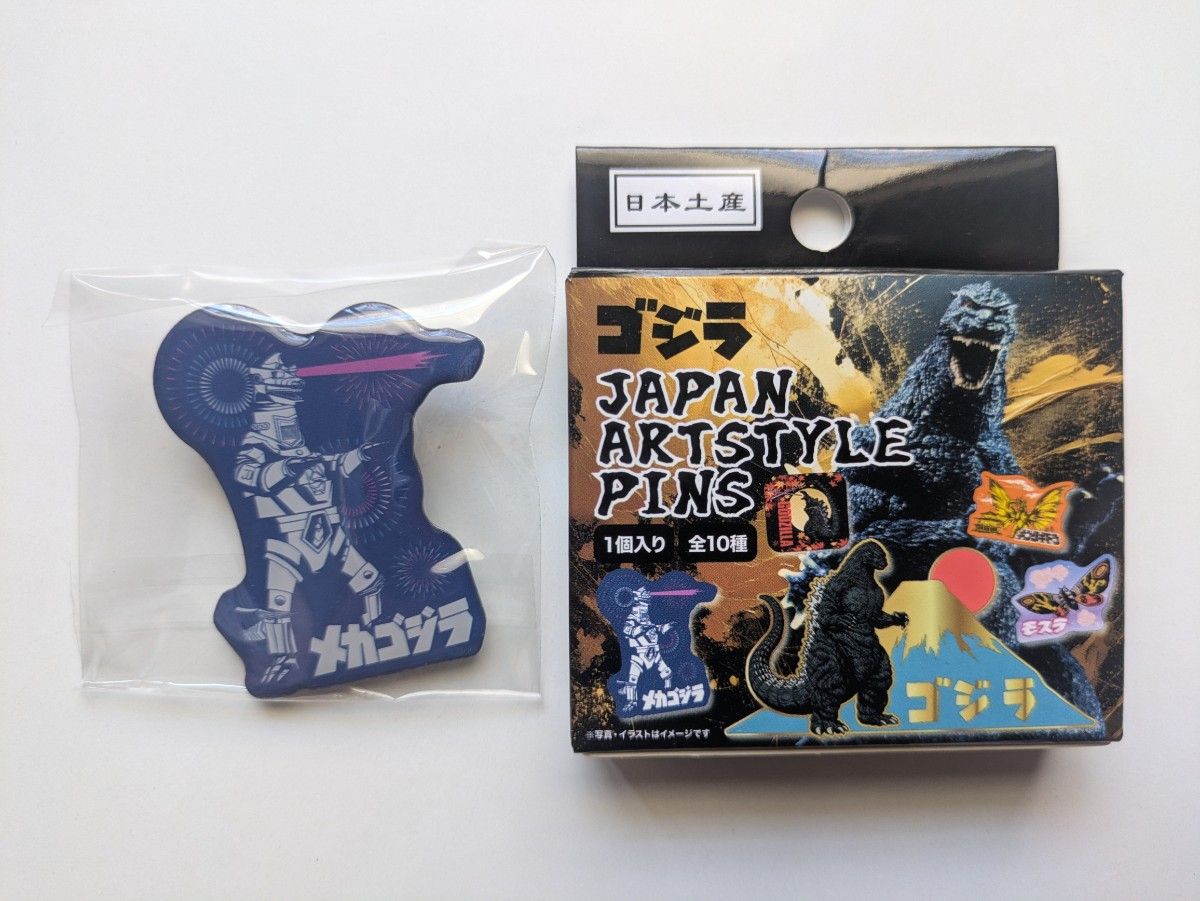 Godzilla JAPAN ARTSTYLE PINS Japan Art Style Pin Mechagodzilla (Inner Bag Unopened, Outer Box Included)