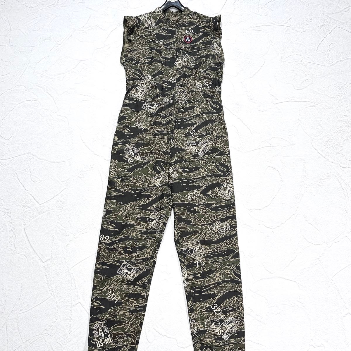 HYSTERIC GLAMOUR Hysteric Glamour 棉麻 老虎迷彩 Hiss Girl 连体裤 工装 迷彩