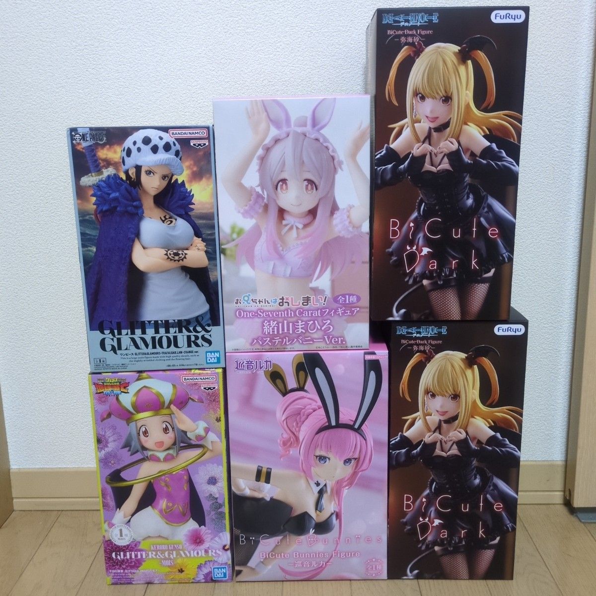 美少女prise figure 6体套装弥海砂巡音路加绪山麻广