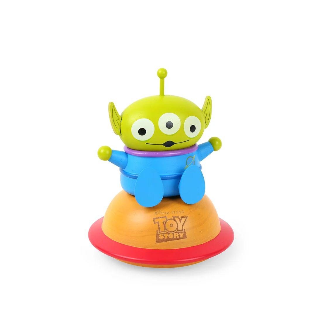 Little Green Men Music Box Toy Story Made in Taiwan