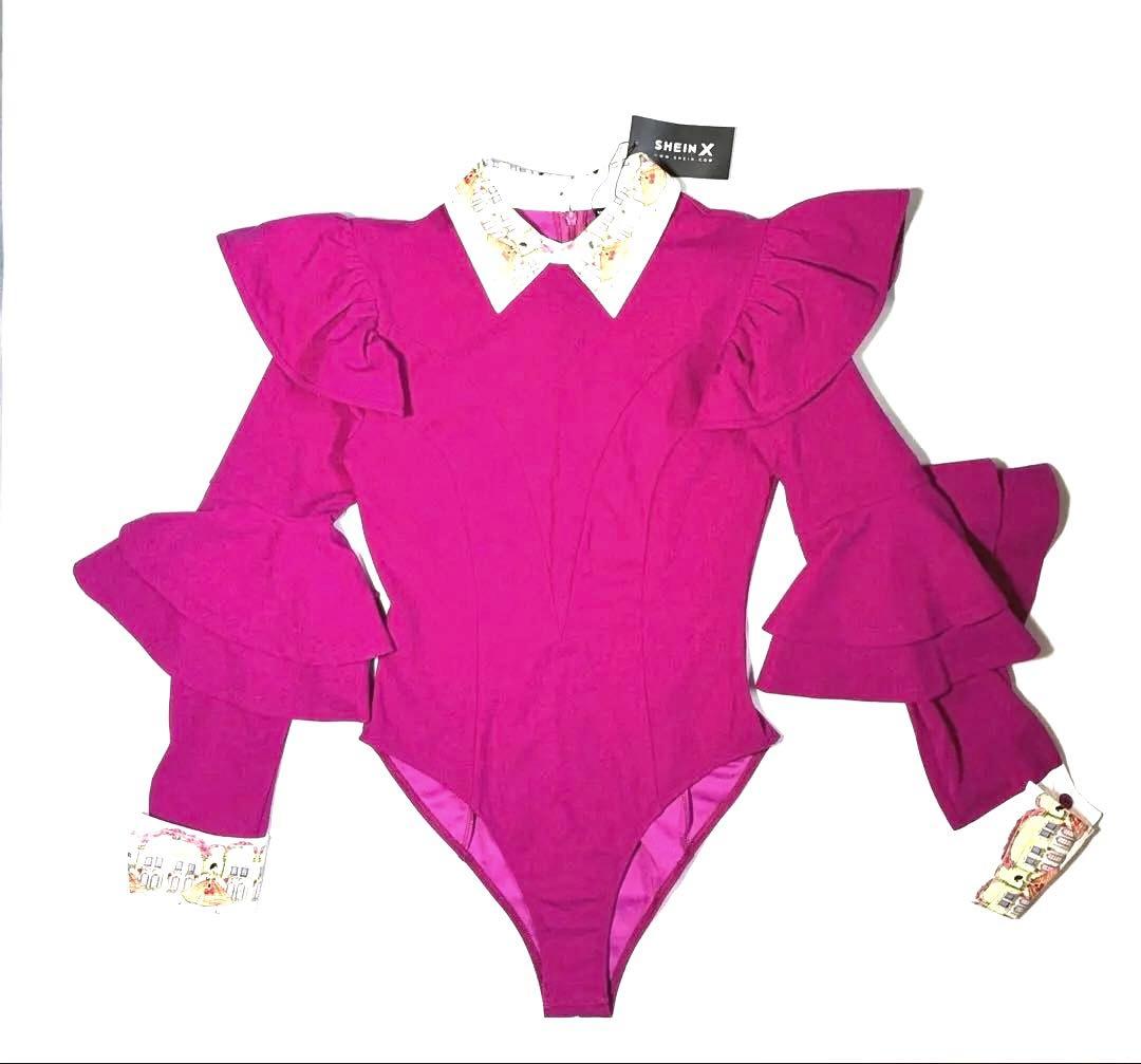 New [Bodysuit/Leeotard] SHEIN X&Francesca Collaboration / Extremely Rare!!