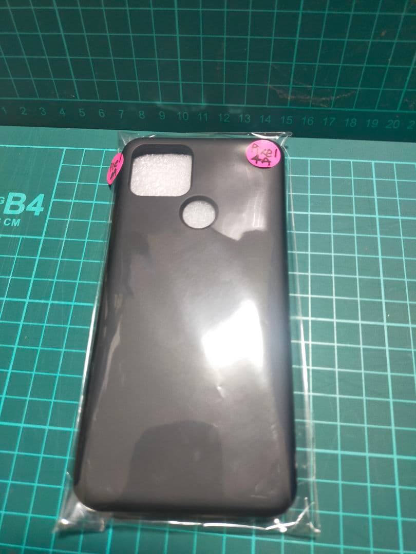 适用于Google Pixel 4A的黑色手机壳