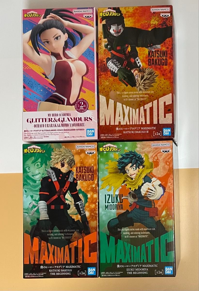 我的英雄学院花样滑冰4种套装MAXIMATIC GLITTER & GLAMOURS