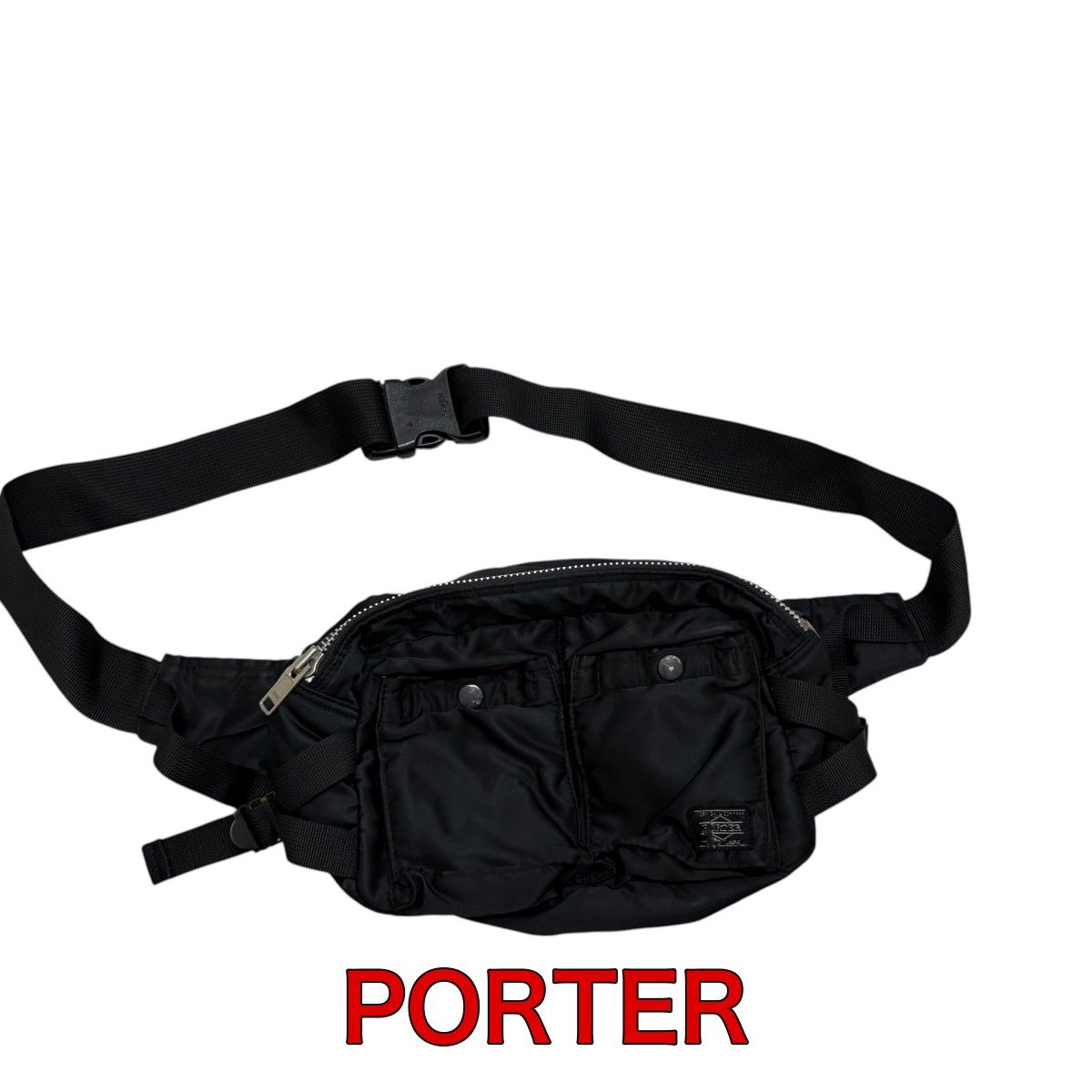 PORTER坦克系列腰包肩挎包黑色吉田卡包日本制造TANKER