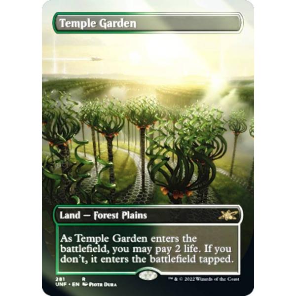 【FOIL】魔术聚集UNF EN 281 Temple Garden (英文版稀有) UNFINITY