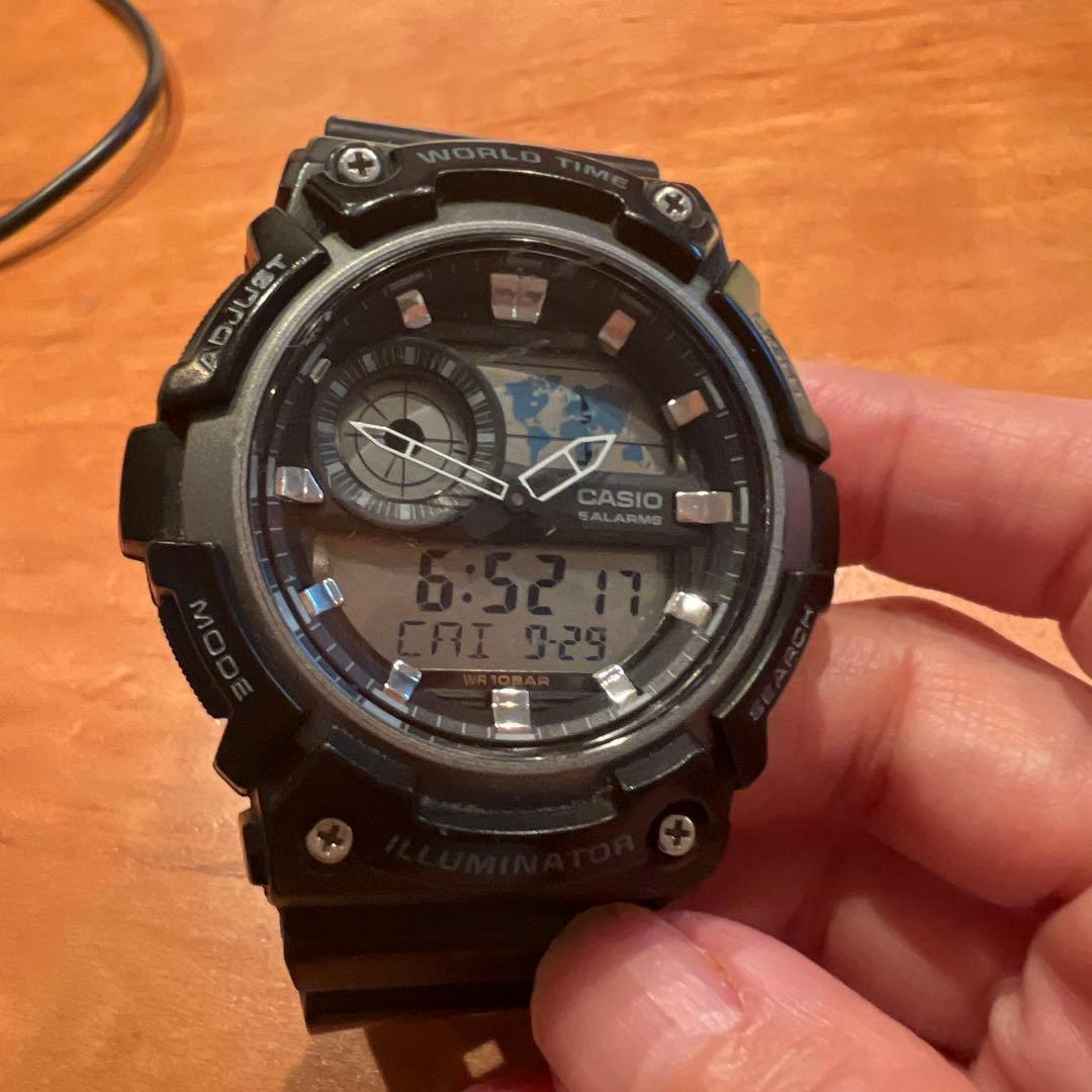 CASIO AEQ-200W 男士手表 数字 模拟