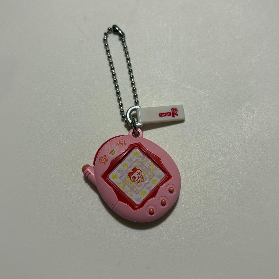 Capsule Toy Tamagotchi Pink Mini Charm Collection 3 Red Mameetchi