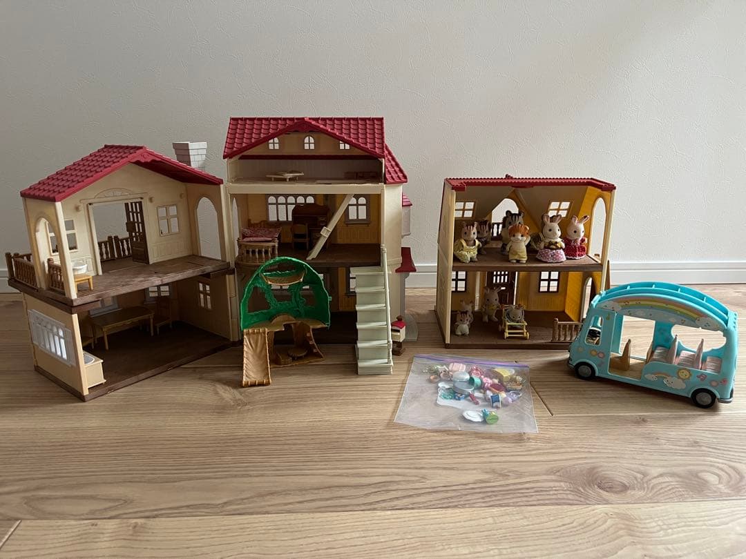 Sylvanian Families House Doll Car Accessories Set
