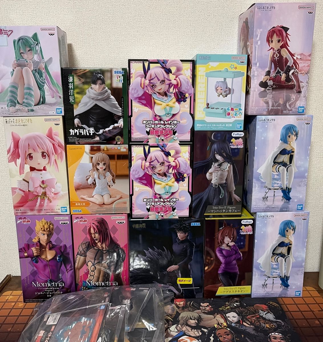 新品未开封品prise花样滑冰女儿madomagi jojo初音未来杂货等16件套装